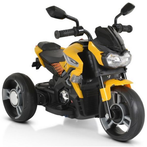 Ηλεκτροκίνητη παδική μηχανή Moni Colombo yellow στο Bebe Maison