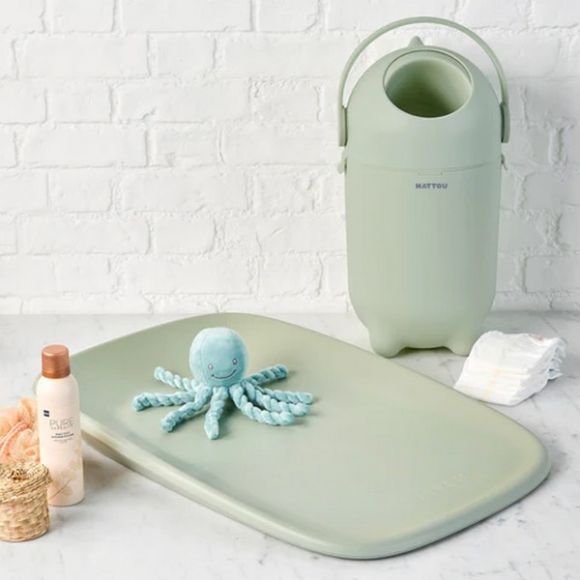 Κάδος απόρριψης πάνας Nattou Dropy μέντα στο Bebe Maison