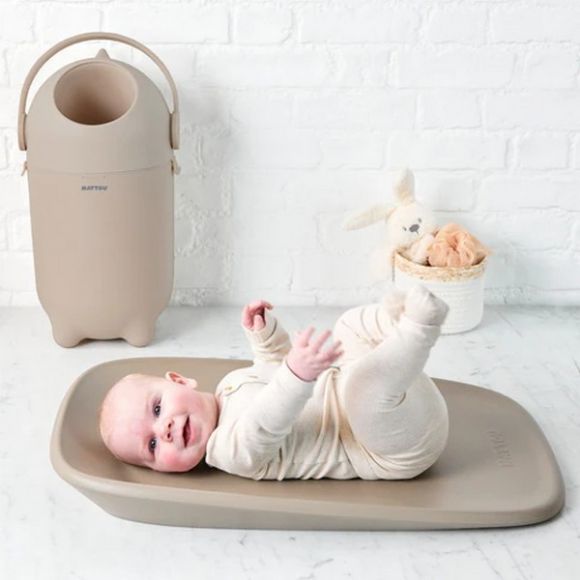 Κάδος απόρριψης πάνας Nattou Dropy γκρι στο Bebe Maison