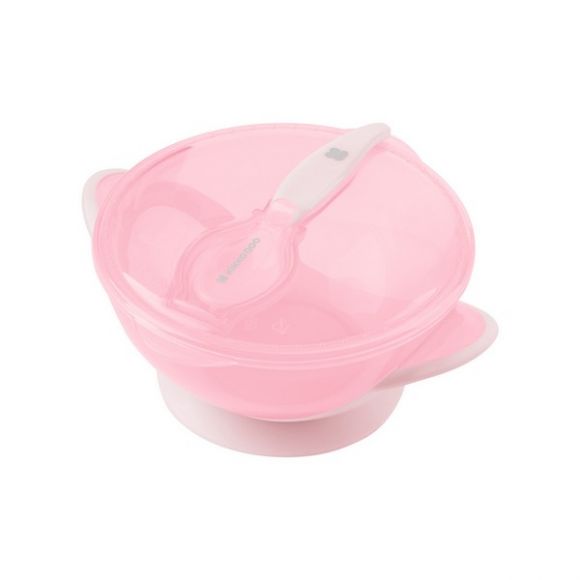 Μπολ με κουτάλι Kikka Boo Feedy Pink στο Bebe Maison