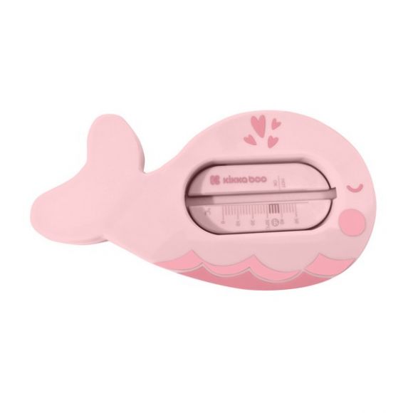 Θερμόμετρο μπάνιου Kikka Boo Whale pink στο Bebe Maison