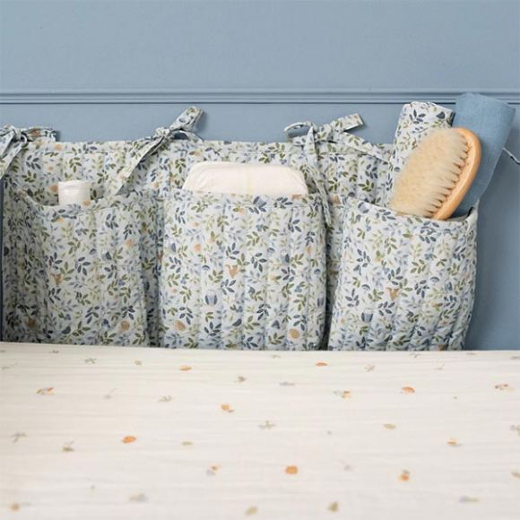 Σετ 2 πανάκια αγκαλιάς Little Dutch από μουσελίνα Forest Adventure / Denim Blue 70x70 στο Bebe Maison
