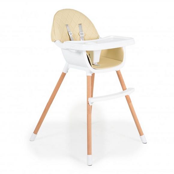 Καρεκλάκι φαγητού Cangaroo Gelato 2 σε 1 beige στο Bebe Maison