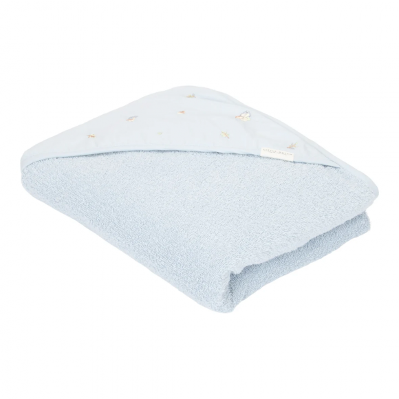 Μπουρνουζοπετσέτα με κέντημα Little Dutch Blue 100x100 στο Bebe Maison