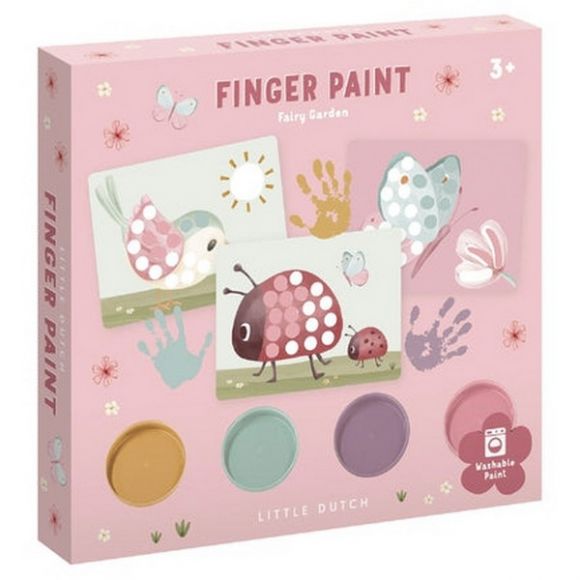 Σετ ζωγραφικής με δακτυλομπογιές Little Dutch Fairy Garden στο Bebe Maison
