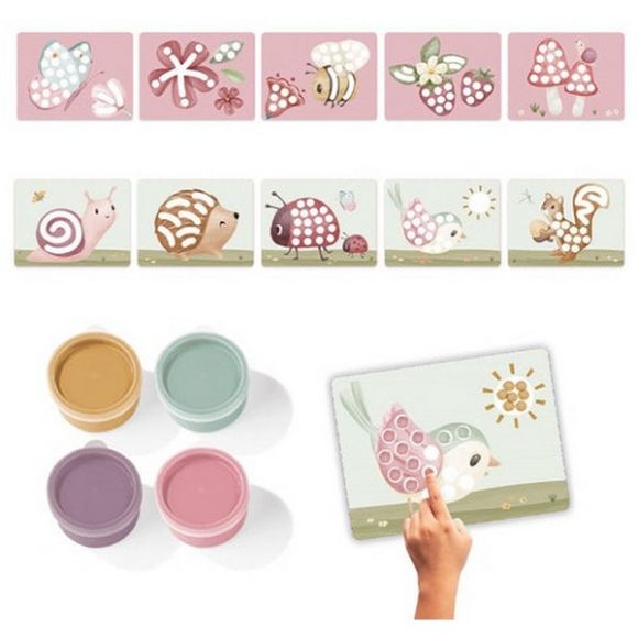 Σετ ζωγραφικής με δακτυλομπογιές Little Dutch Fairy Garden στο Bebe Maison
