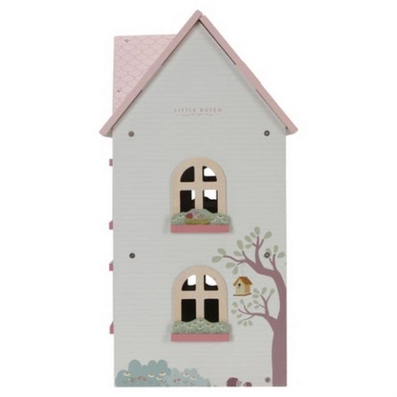 Ξύλινο κουκλόσπιτο Little Dutch FSC ροζ στο Bebe Maison