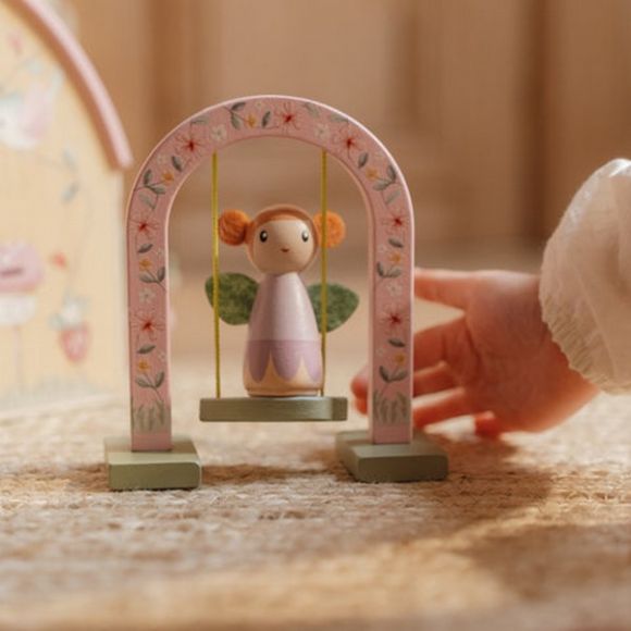 Ξύλινο κουκλόσπιτο Little Dutch Fairy Garden FSC στο Bebe Maison