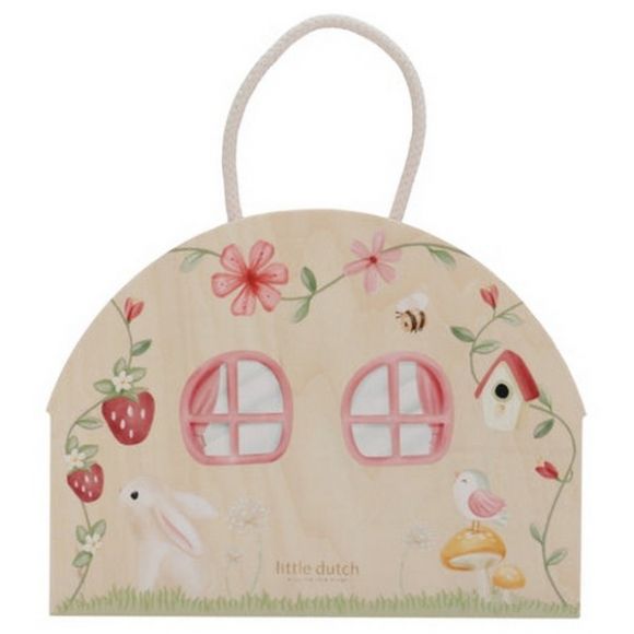 Ξύλινο κουκλόσπιτο Little Dutch Fairy Garden FSC στο Bebe Maison
