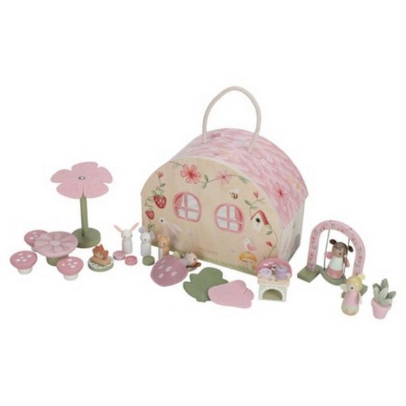 Ξύλινο κουκλόσπιτο Little Dutch Fairy Garden FSC στο Bebe Maison