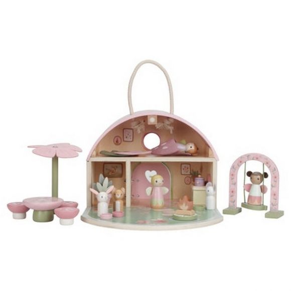 Ξύλινο κουκλόσπιτο Little Dutch Fairy Garden FSC στο Bebe Maison