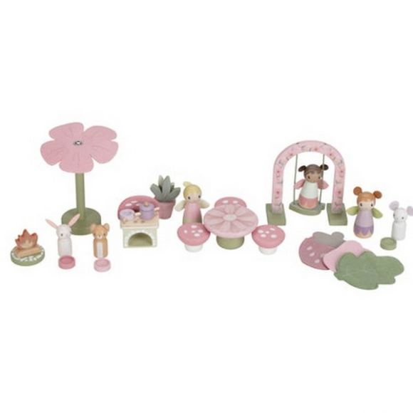 Ξύλινο κουκλόσπιτο Little Dutch Fairy Garden FSC στο Bebe Maison