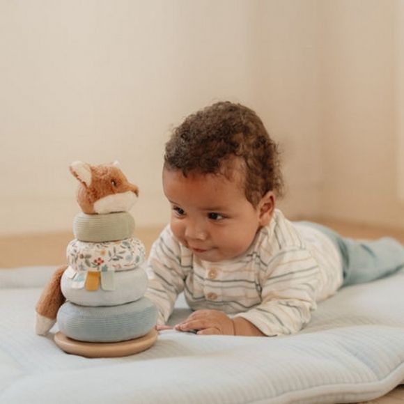 Πυραμίδα ταξινόμησης & ταλάντωσης Little Dutch Forest Friends FSC στο Bebe Maison