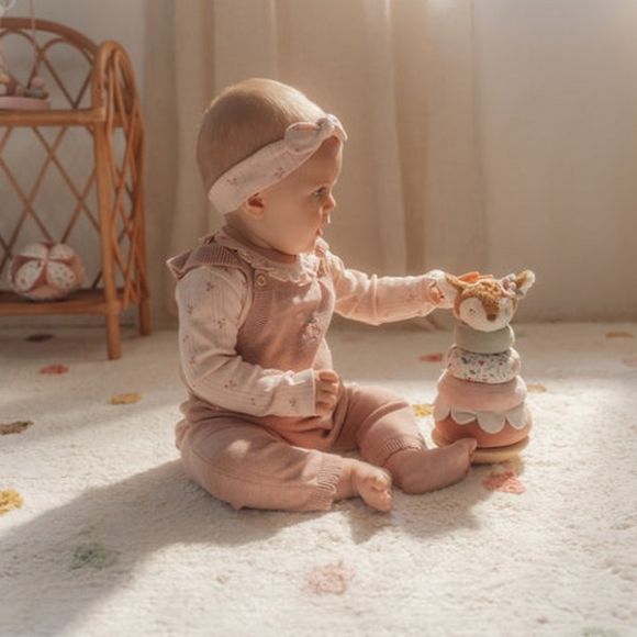 Πυραμίδα ταξινόμησης & ταλάντωσης Little Dutch Fairy Garden FSC στο Bebe Maison