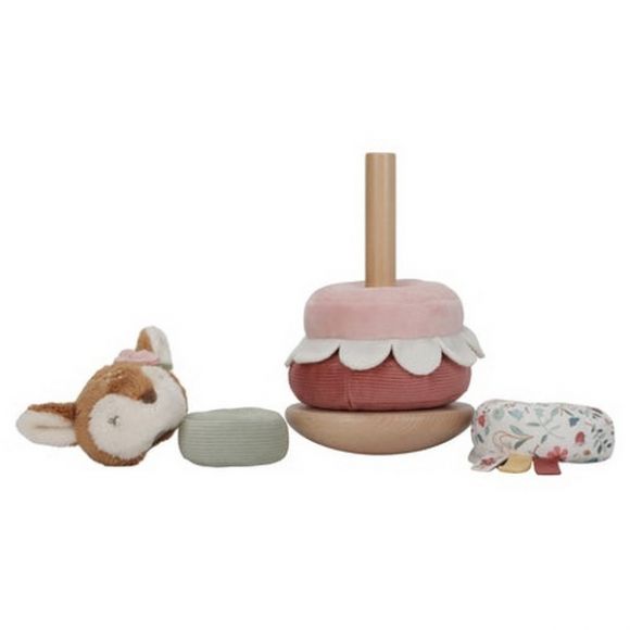 Πυραμίδα ταξινόμησης & ταλάντωσης Little Dutch Fairy Garden FSC στο Bebe Maison