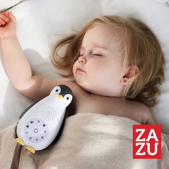 Επαναφορτιζόμενo παιχνίδι Zazu  με λευκούς ήχους Zoe Πιγκουίνος στο Bebe Maison