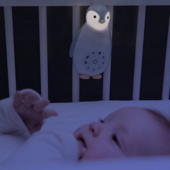 Επαναφορτιζόμενo παιχνίδι Zazu  με λευκούς ήχους Zoe Πιγκουίνος στο Bebe Maison