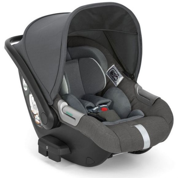 Πολυκαρότσι 3 σε 1 Inglesina Aptica Quattro Velvet Grey με σκελετό Palladio Black στο Bebe Maison
