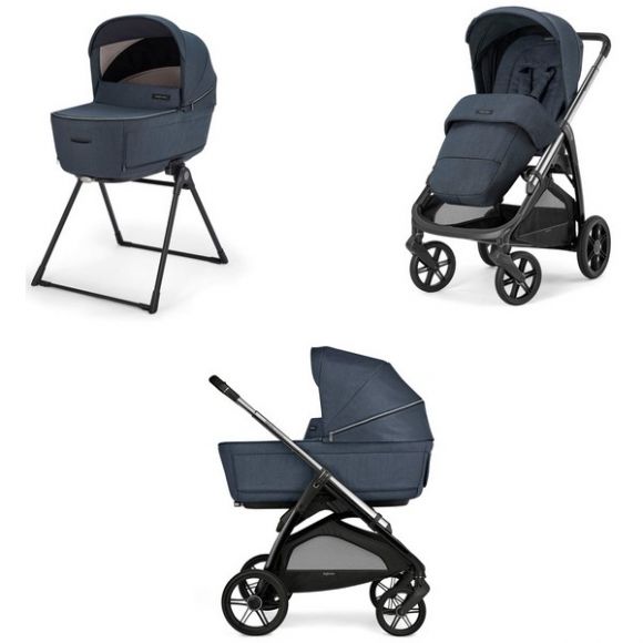 Πολυκαρότσι 2 σε 1 Inglesina Aptica Duo Resort Blue με σκελετό Litio Black στο Bebe Maison