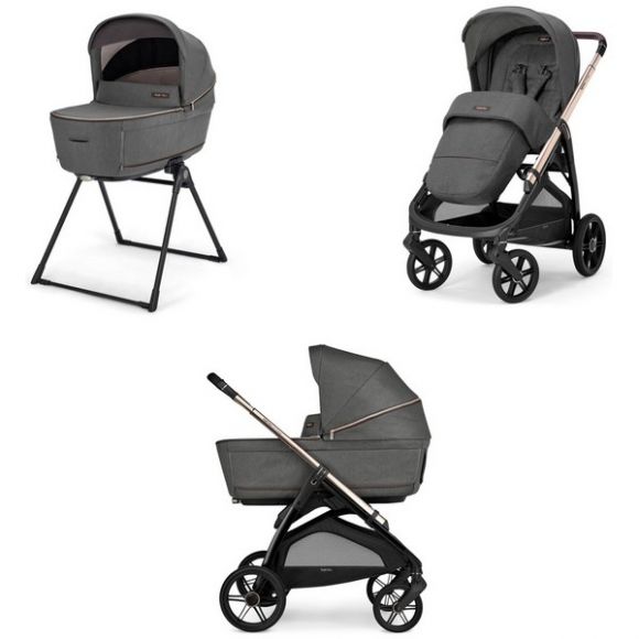 Πολυκαρότσι 2 σε 1 Inglesina Aptica Duo Velvet Grey με σκελετό Palladio Black στο Bebe Maison