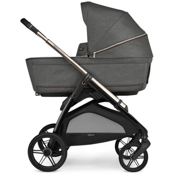 Πολυκαρότσι 2 σε 1 Inglesina Aptica Duo Velvet Grey με σκελετό Palladio Black στο Bebe Maison
