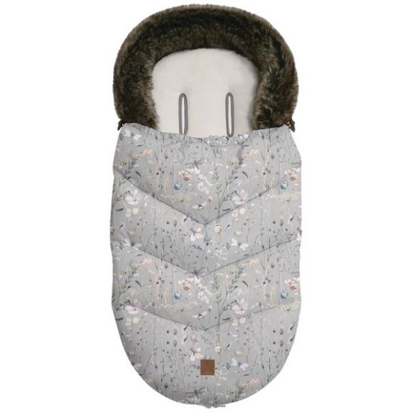 Ποδόσακος Kikka Boo Luxury Dreamy Fields grey στο Bebe Maison
