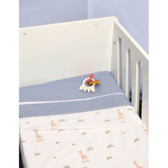 Σετ σεντόνια για λίκνο Sophie La Girafe σχέδιο 501 στο Bebe Maison
