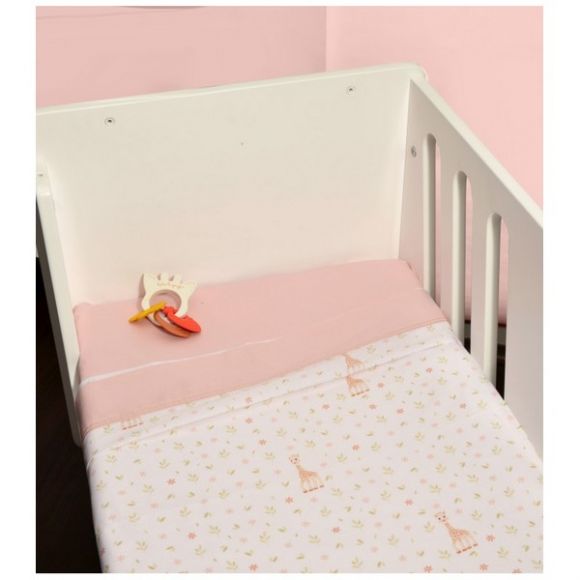 Σετ σεντόνια για λίκνο Sophie La Girafe σχέδιο 502 στο Bebe Maison