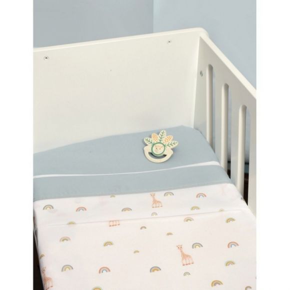 Σετ σεντόνια για λίκνο Sophie La Girafe σχέδιο 503 στο Bebe Maison