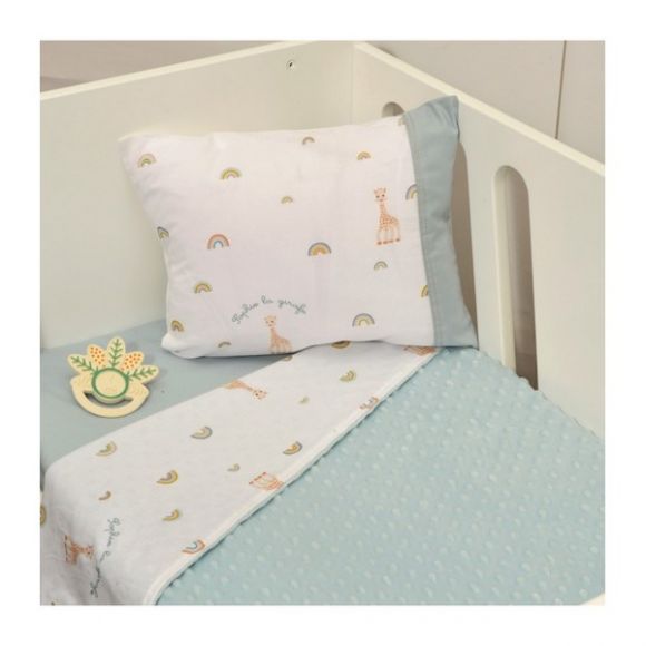 Κουβέρτα αγκαλιάς Sophie La Girafe minky διπλής όψης σχέδιο 503 στο Bebe Maison
