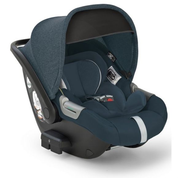 Πολυκαρότσι 3 σε 1 Inglesina Electa Quattro Hudson Blue με σκελετό Silver Black στο Bebe Maison