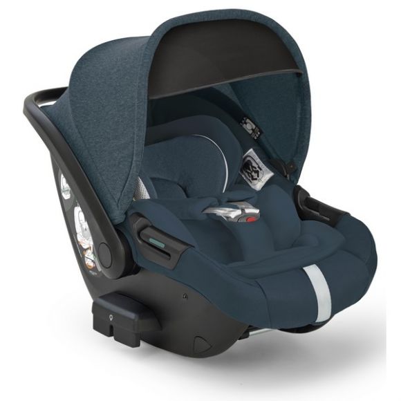 Πολυκαρότσι 3 σε 1 Inglesina Electa Quattro Hudson Blue με σκελετό Silver Black στο Bebe Maison