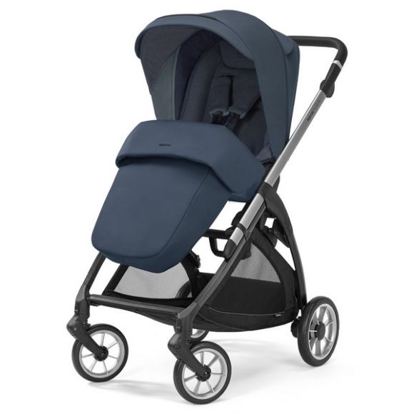 Πολυκαρότσι 3 σε 1 Inglesina Electa Quattro Hudson Blue με σκελετό Silver Black στο Bebe Maison