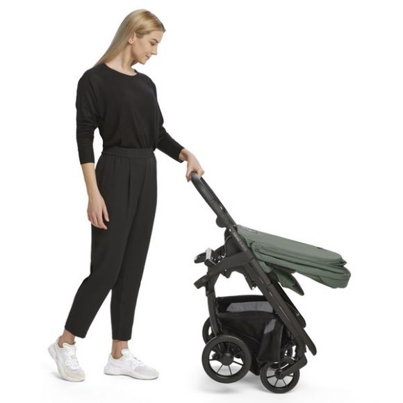 Πολυκαρότσι 3 σε 1 Inglesina Electa Quattro Murray green με σκελετό Total Black στο Bebe Maison