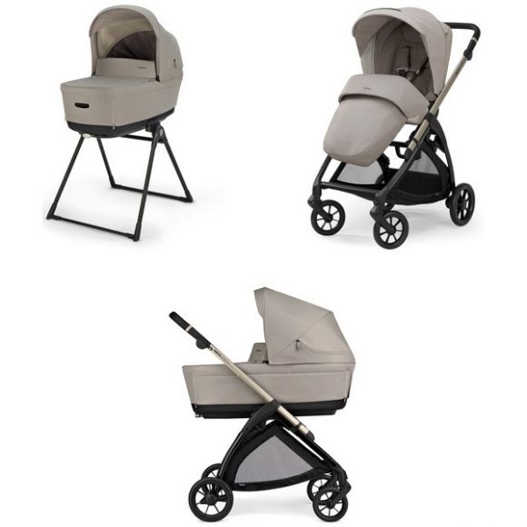 Πολυκαρότσι 2 σε 1 Inglesina Electa Duo Battery beige με σκελετό Iridio Black στο Bebe Maison
