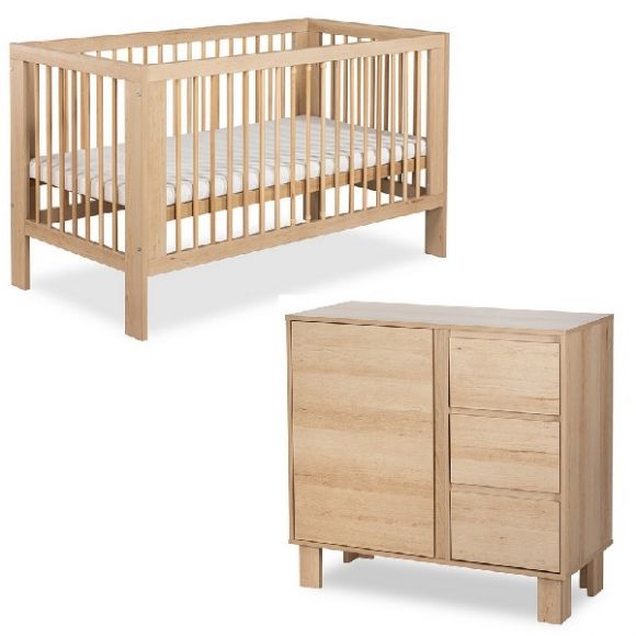 Ολοκληρωμένο βρεφικό δωμάτιο Klups Olivia φυσικό 140*70cm στο Bebe Maison