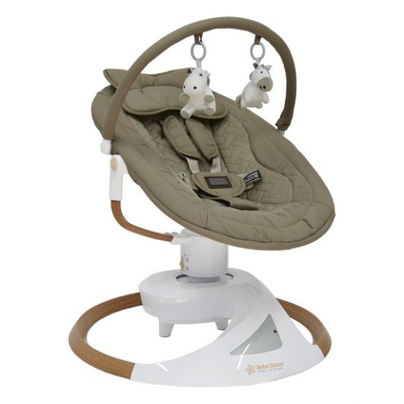 Κούνια Ηλεκτρική Bebe Stars Snuggle Natural Beige 256-182 στο Bebe Maison