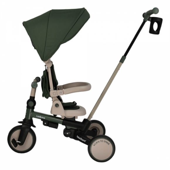 Ποδηλατάκι τρίκυκλο Bebe Stars Urban 7in1 Forest Green 822-179 στο Bebe Maison