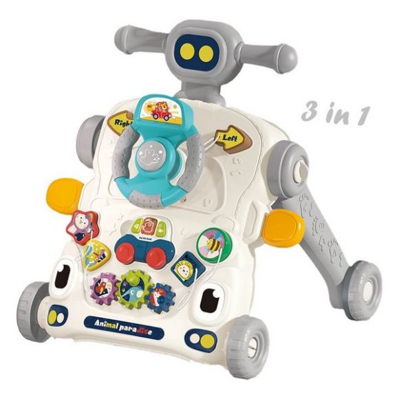 Περπατούρα Δραστηριοτήτων Bebe Stars Robbie 3in1 Grey 4244 στο Bebe Maison