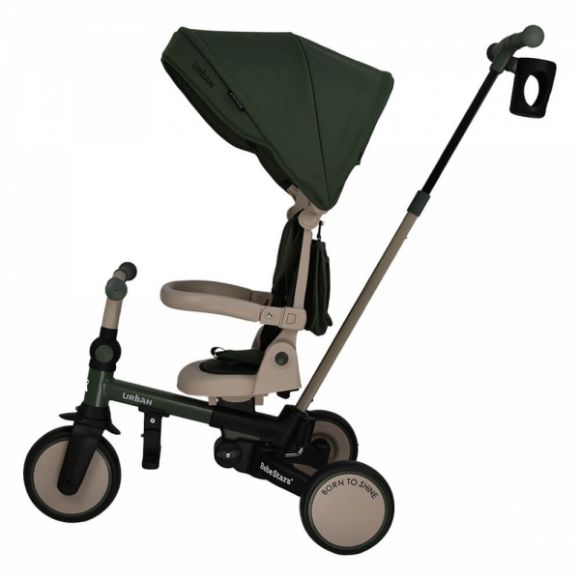 Ποδηλατάκι τρίκυκλο Bebe Stars Urban 7in1 Forest Green 822-179 στο Bebe Maison