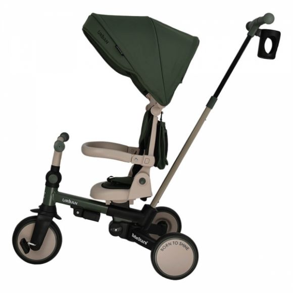 Ποδηλατάκι τρίκυκλο Bebe Stars Urban 7in1 Forest Green 822-179 στο Bebe Maison