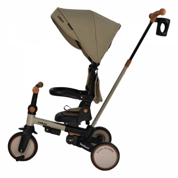 Ποδηλατάκι τρίκυκλο Bebe Stars Urban 7in1 Natural Beige 822-182 στο Bebe Maison