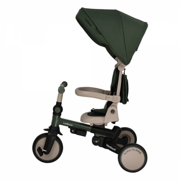 Ποδηλατάκι τρίκυκλο Bebe Stars Urban 7in1 Forest Green 822-179 στο Bebe Maison