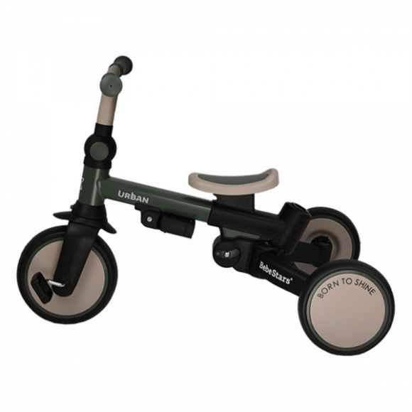 Ποδηλατάκι τρίκυκλο Bebe Stars Urban 7in1 Forest Green 822-179 στο Bebe Maison
