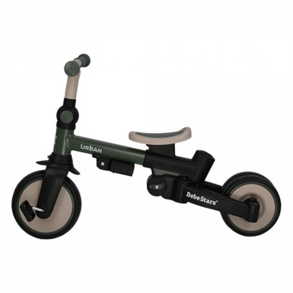 Ποδηλατάκι τρίκυκλο Bebe Stars Urban 7in1 Forest Green 822-179 στο Bebe Maison