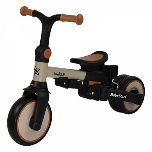 Ποδηλατάκι τρίκυκλο Bebe Stars Urban 7in1 Natural Beige 822-182 στο Bebe Maison