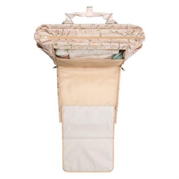 Τσάντα αλλαξιέρα Kikka Boo Florence Secret Garden Beige στο Bebe Maison