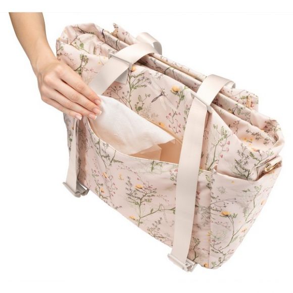 Τσάντα αλλαξιέρα Kikka Boo Florence Secret Garden Beige στο Bebe Maison