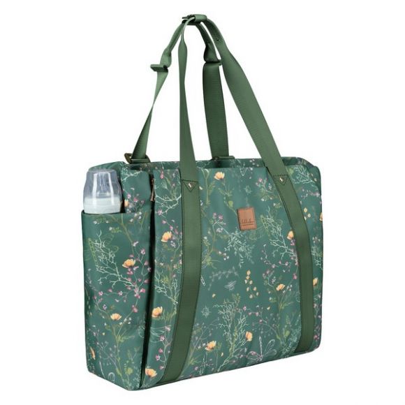 Τσάντα αλλαξιέρα Kikka Boo Florence Secret Garden Green στο Bebe Maison