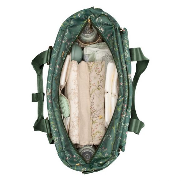 Τσάντα αλλαξιέρα Kikka Boo Florence Secret Garden Green στο Bebe Maison